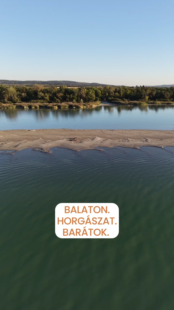 Vampire drónos film a Balaton homokszigetén